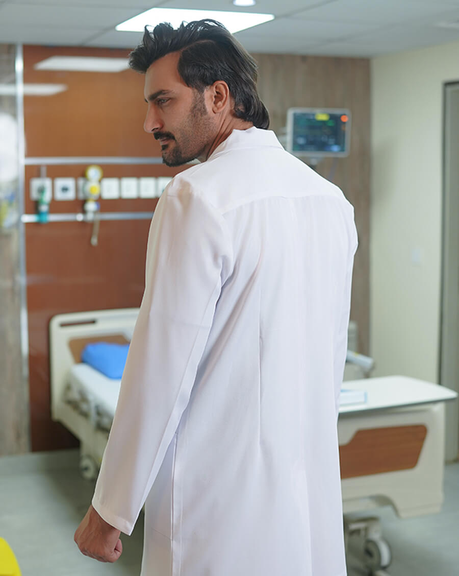 Apex Unisex Lab Coat - Image 2